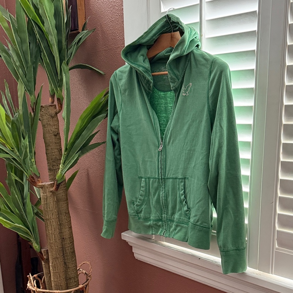 American Eagle Outfitters Green Hoodie